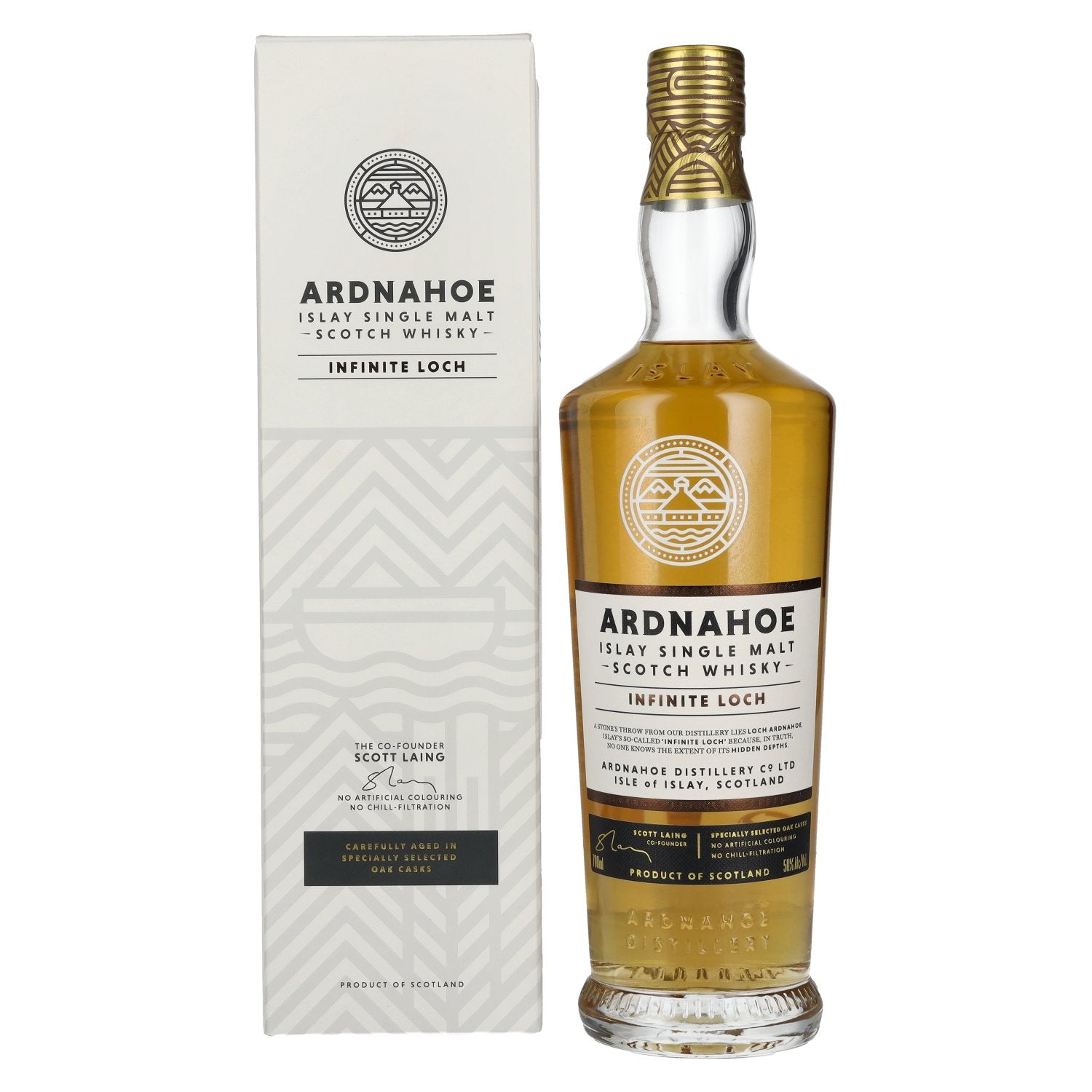 Ardnahoe Infinite Loch Islay Single Malt Scotch Whisky 50% Vol. 0,7l in gift box