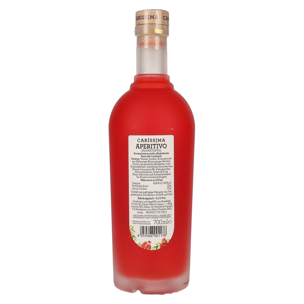 Fratelli Francoli Carissima Apéritif sans alcool 0,7 l