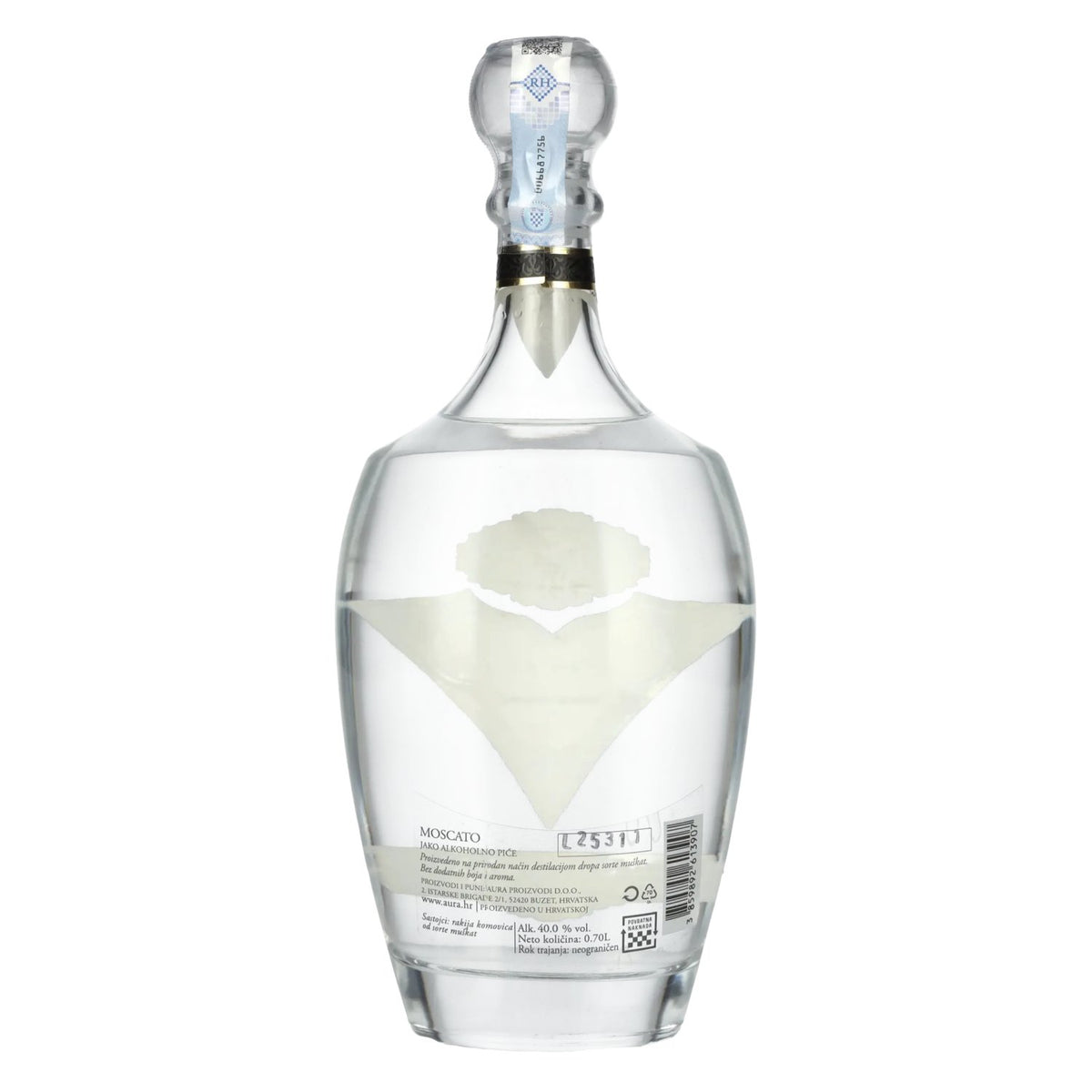 Aura Grappa Moscato 40 % vol. 0,7 l