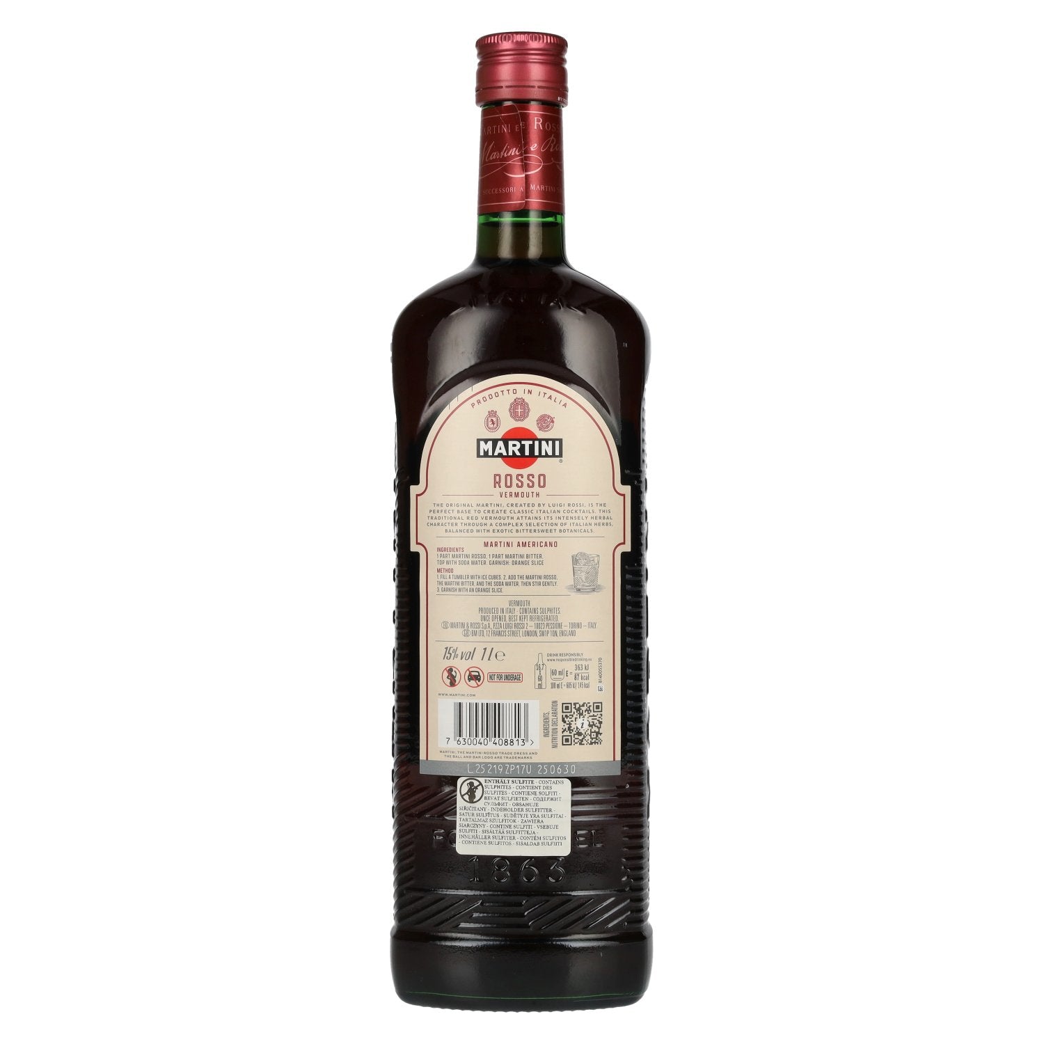 Martini L'Aperitivo ROSSO Vermouth 15% Vol. 1l