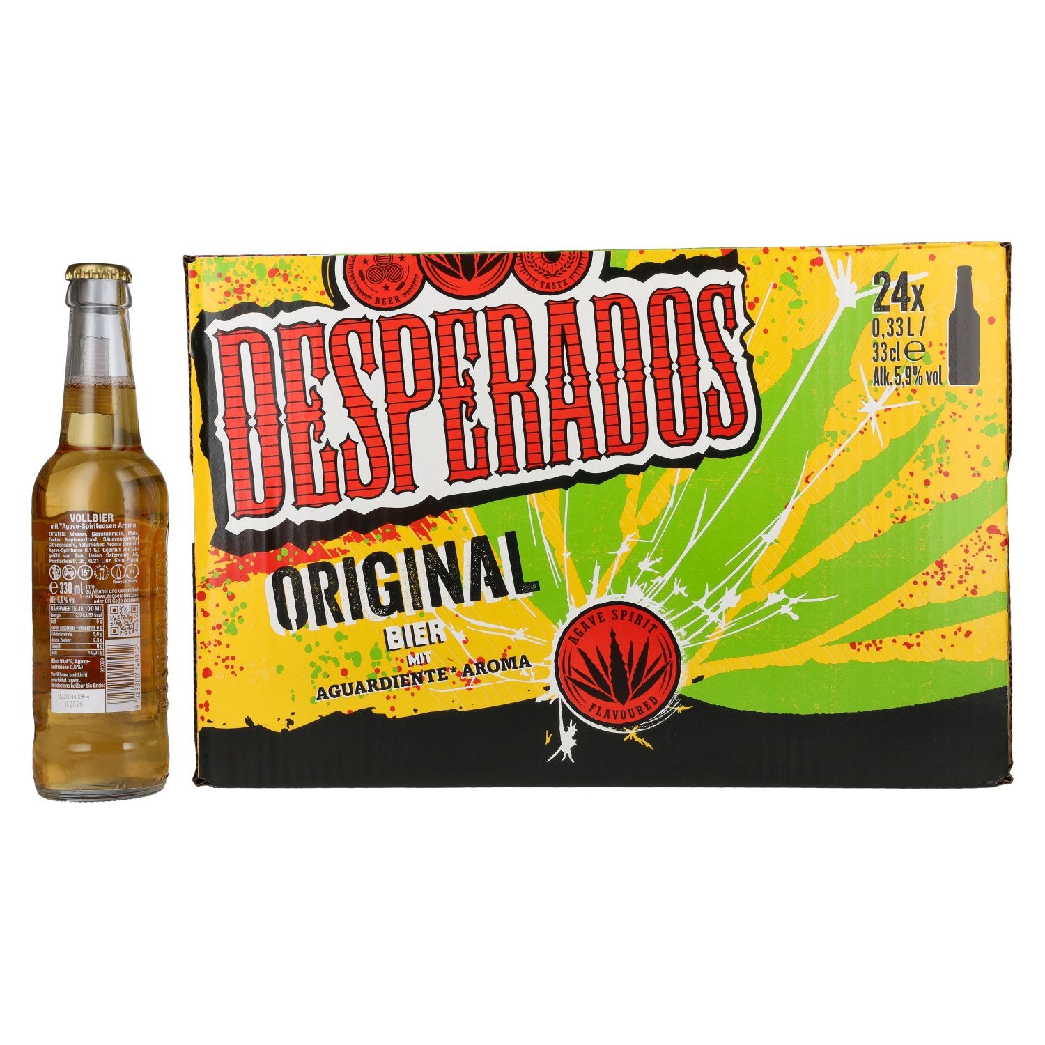 Desperados 5.9% ABV 24 x 0.33 l