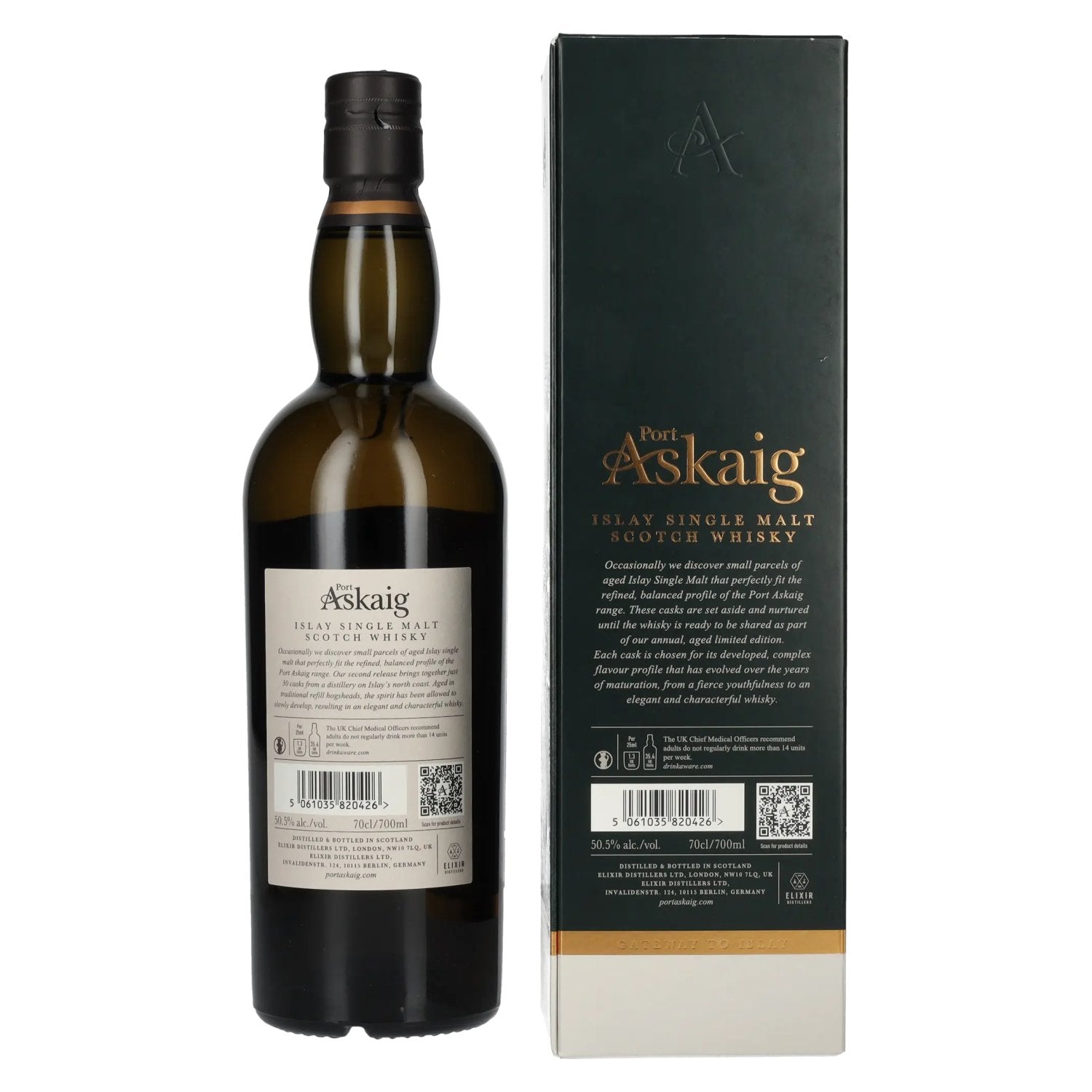 Port Askaig Islay 15 Years Old Islay Single Malt Limited Edition 2024 50,5% Vol. 0,7l in gift box