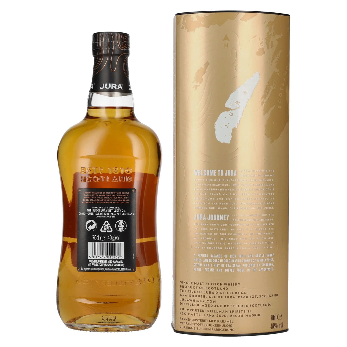 Jura JOURNEY Single Malt Scotch Whisky 40% vol. 0,7 l in geschenkverpakking