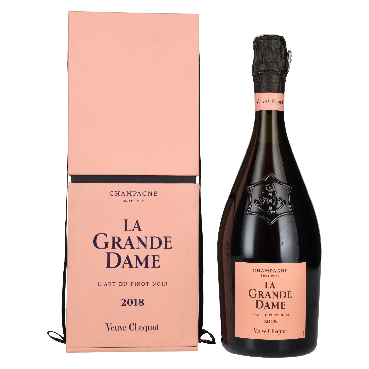 Veuve Clicquot Champagne LA GRANDE DAME Brut ROSÉ 2018 12,5% vol. 0,75 l in geschenkverpakking