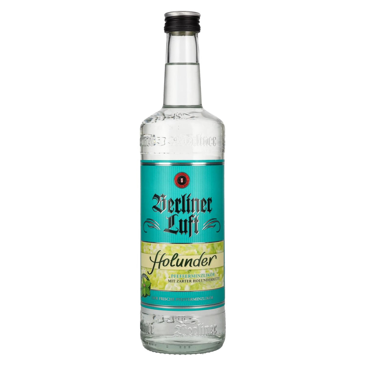 Berliner Luft HOLUNDER Liqueur de menthe poivrée 18 % vol. 0,7 l