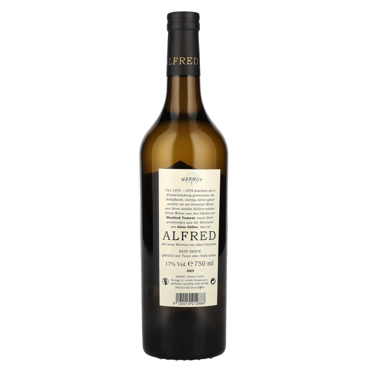Alfred Wermut Dry Vermouth 17% ABV 0.75l
