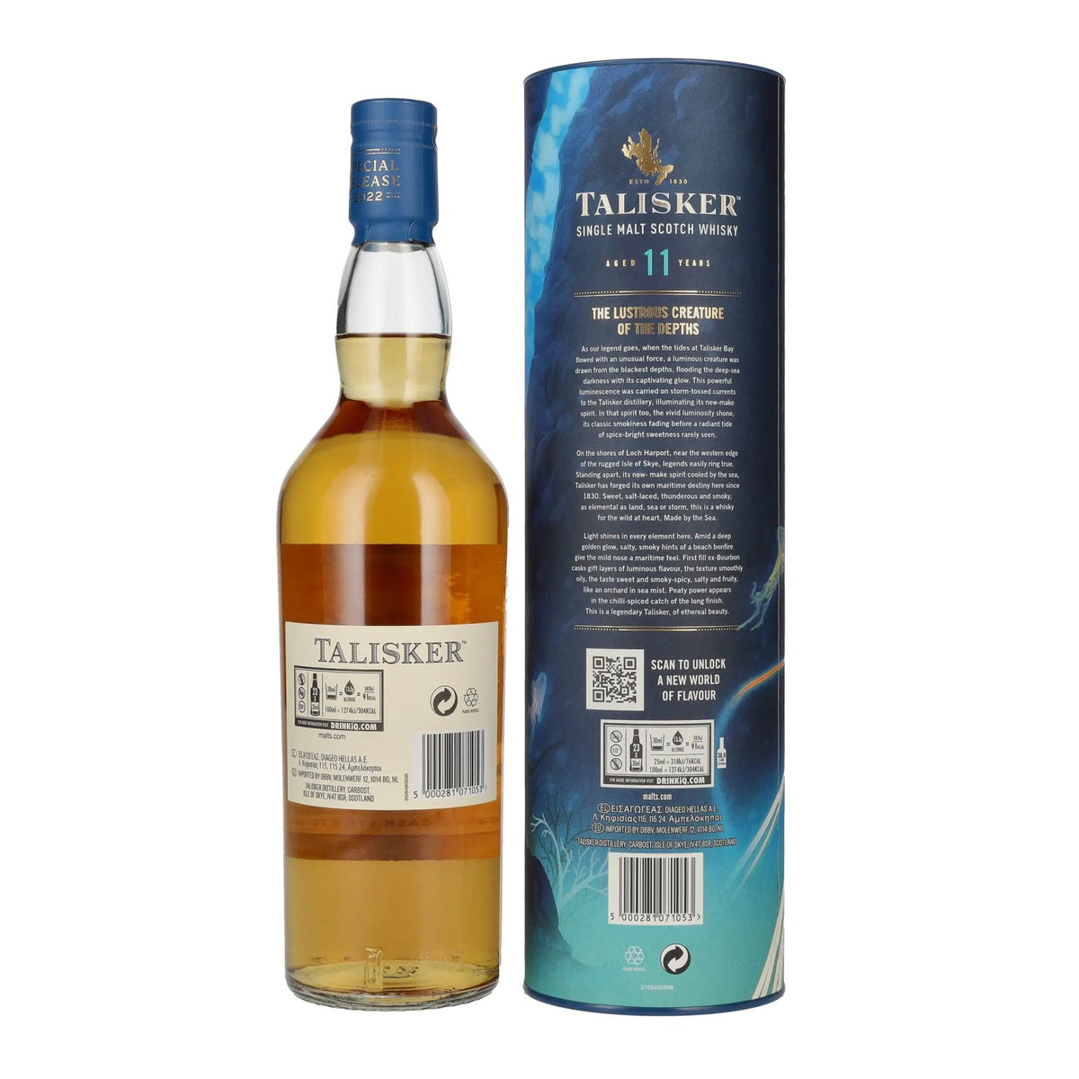 Talisker 11 Years Old Single Malt Special Release 2022 55,1% vol. 0,7 l in geschenkverpakking
