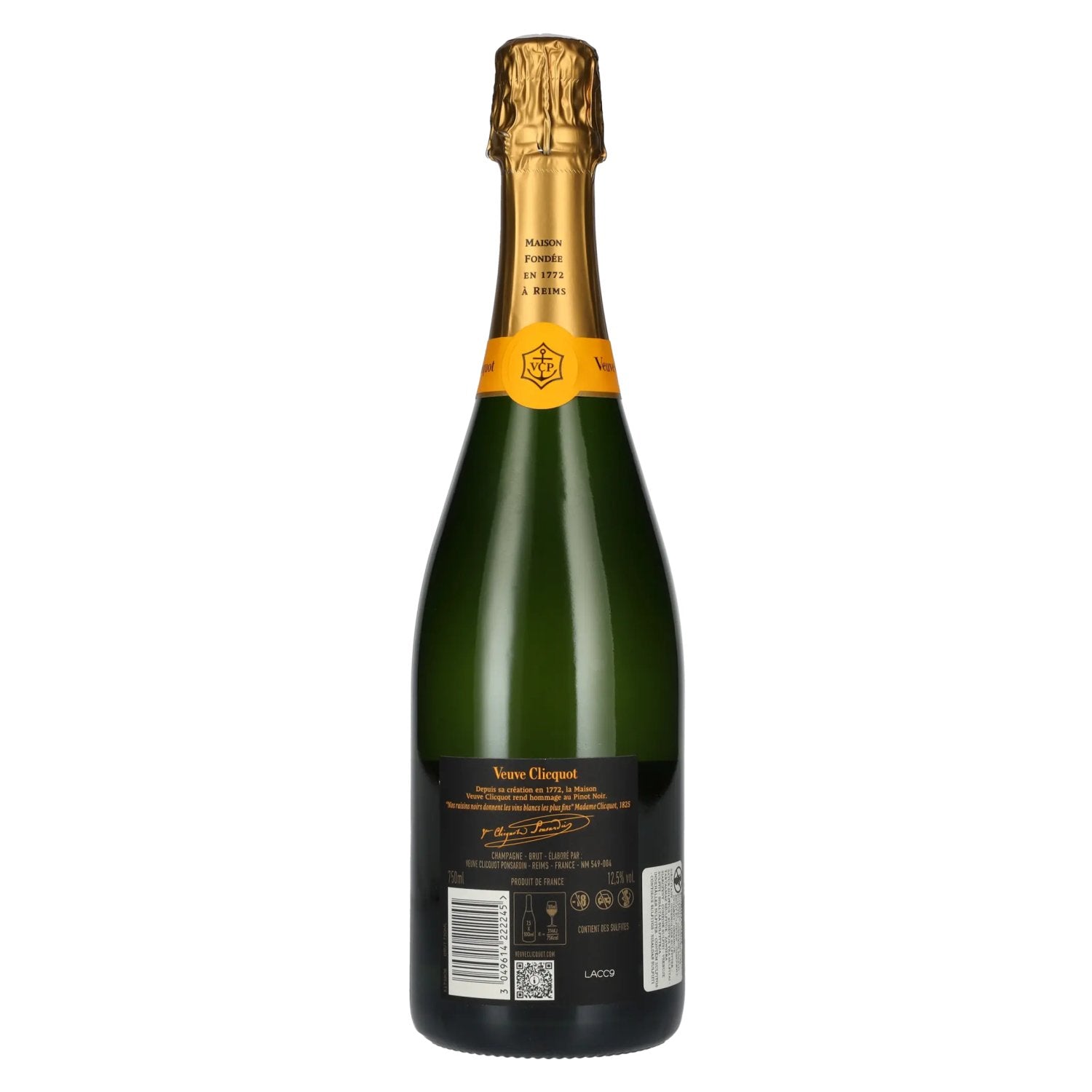 Veuve Clicquot Champagne Brut Yellow Label 12,5% Vol. 0,75l