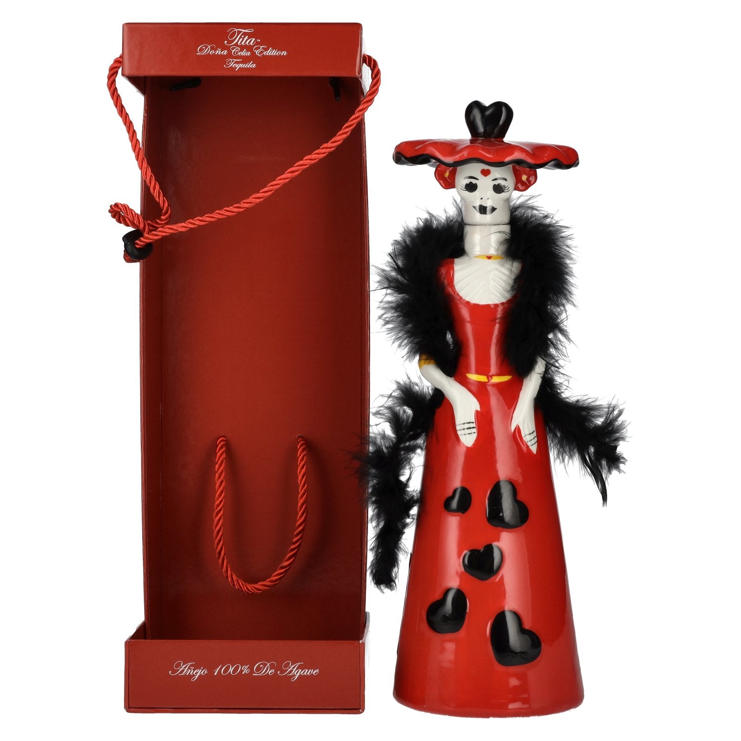 Dona Celia Tequila Añejo 100% de Agave 40% Vol. 0,7l in gift box