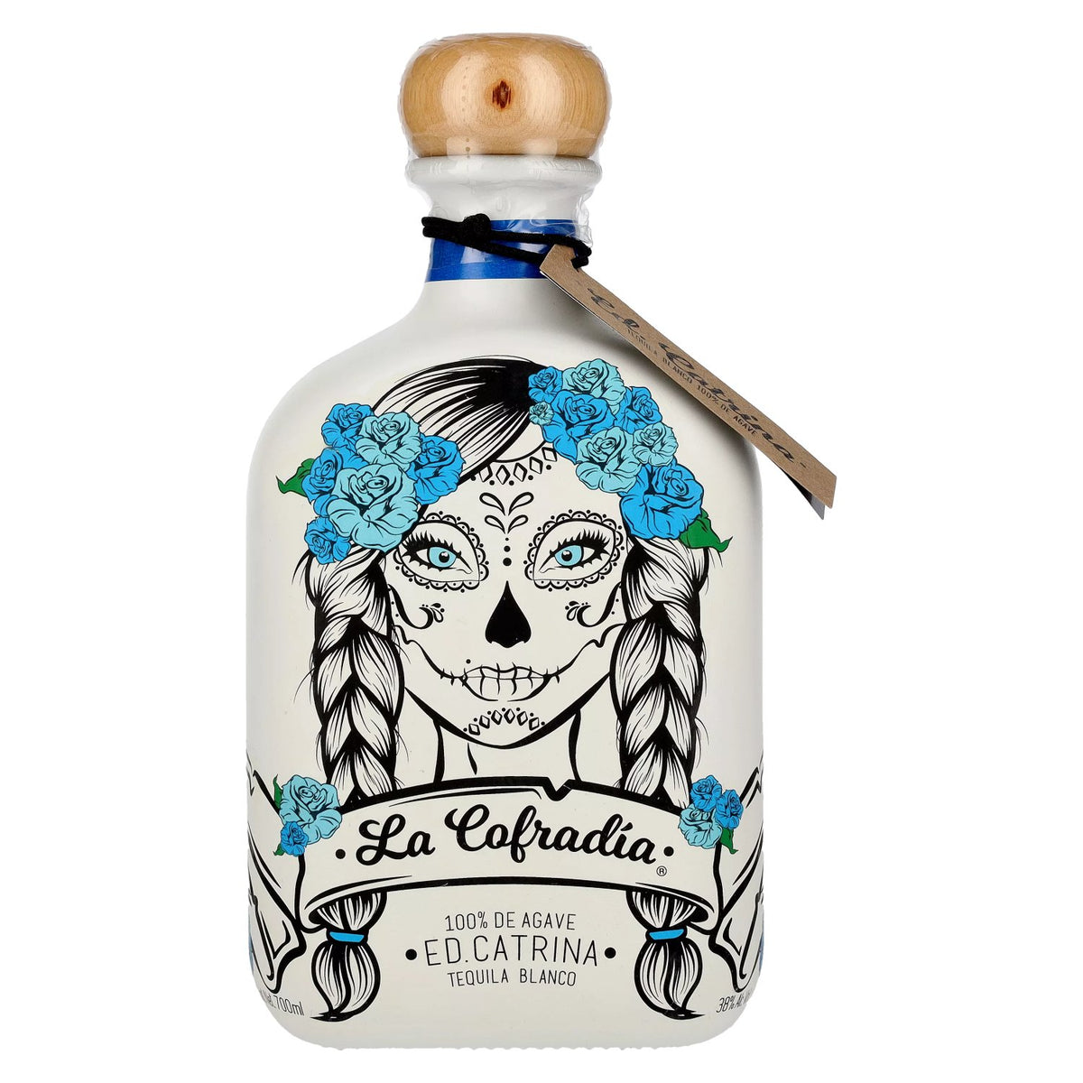 La Cofradia ED. CATRINA Tequila Blanco 100% Agave 38% ABV 0.7l