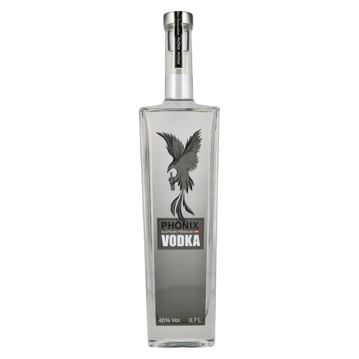 Phönix Austrian Premium Vodka 40% vol. 0,7 l met LED-lichtsticker