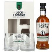 Loch Lomond THE OPEN SPECIAL EDITION 153th Royal Portrush Chianti Wine 2025 46% Vol. 0,7l in Geschenkbox mit 2 Gläsern