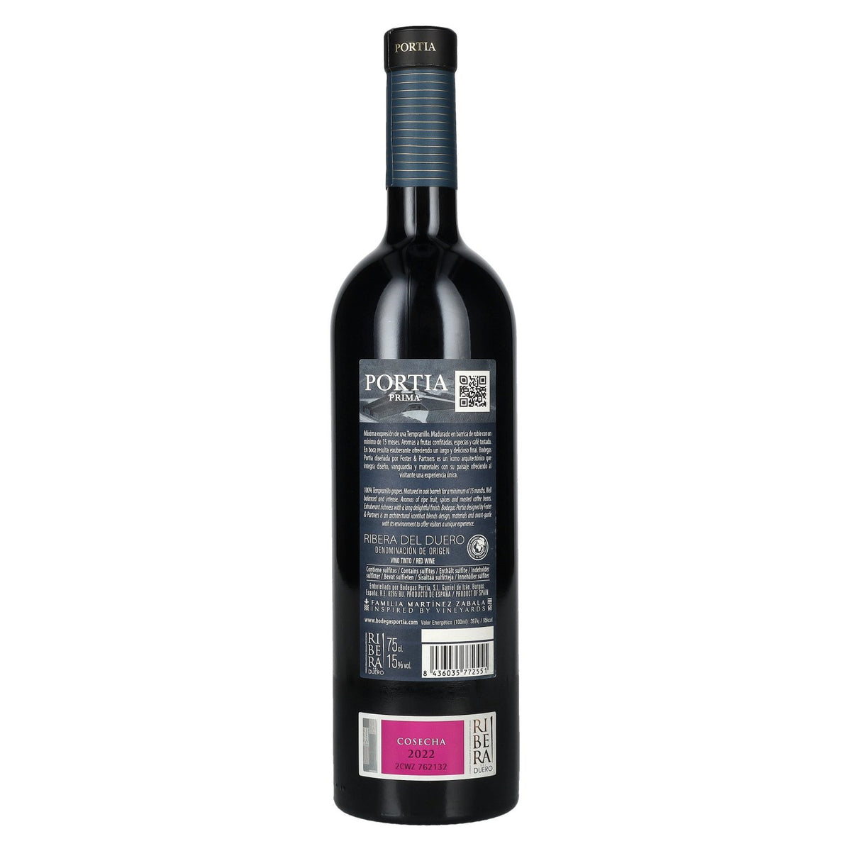 Portia Prima La Encina Ribera del Duero 2022 15% ABV 0.75 l