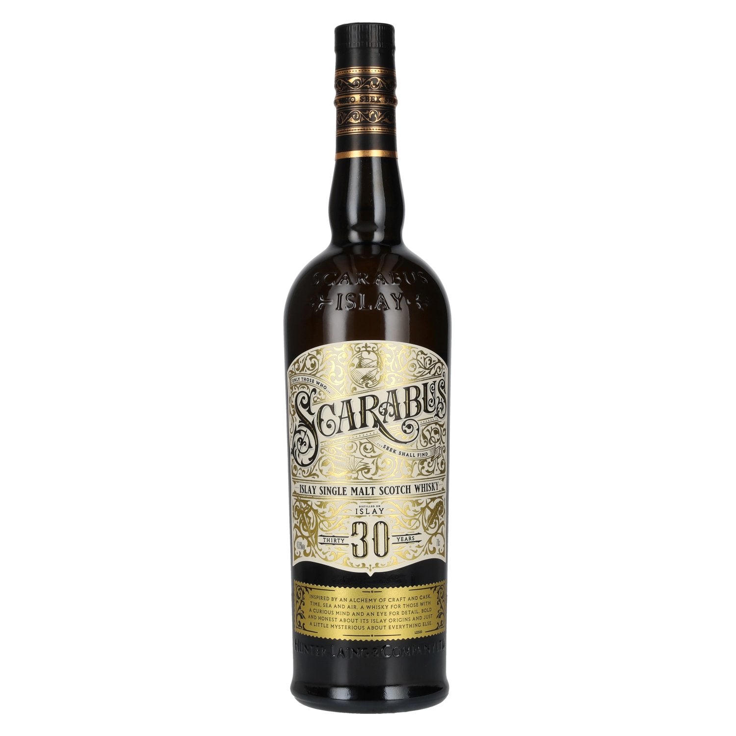 Hunter Laing SCARABUS 30 Jaar Oude Islay Single Malt 43,6% Vol. 0,7l