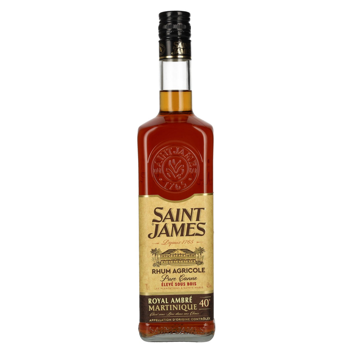 Saint James ROYAL AMBRÈ Rhum Agricole 40% Vol. 0,7l