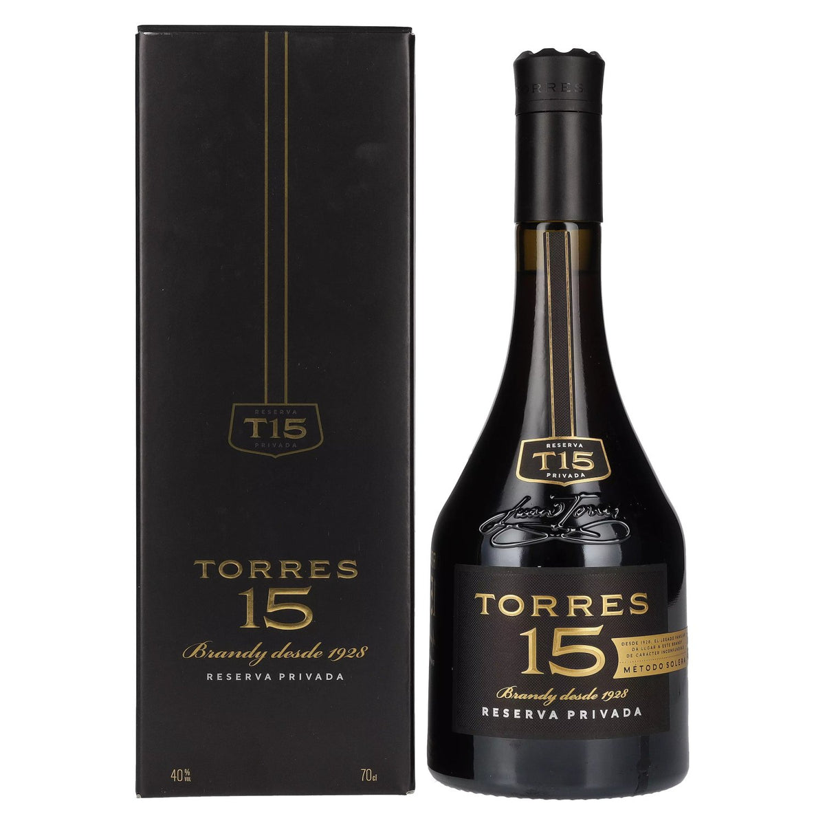 Torres 15 RESERVA PRIVADA Brandy 40% vol. 0,7 l in geschenkverpakking