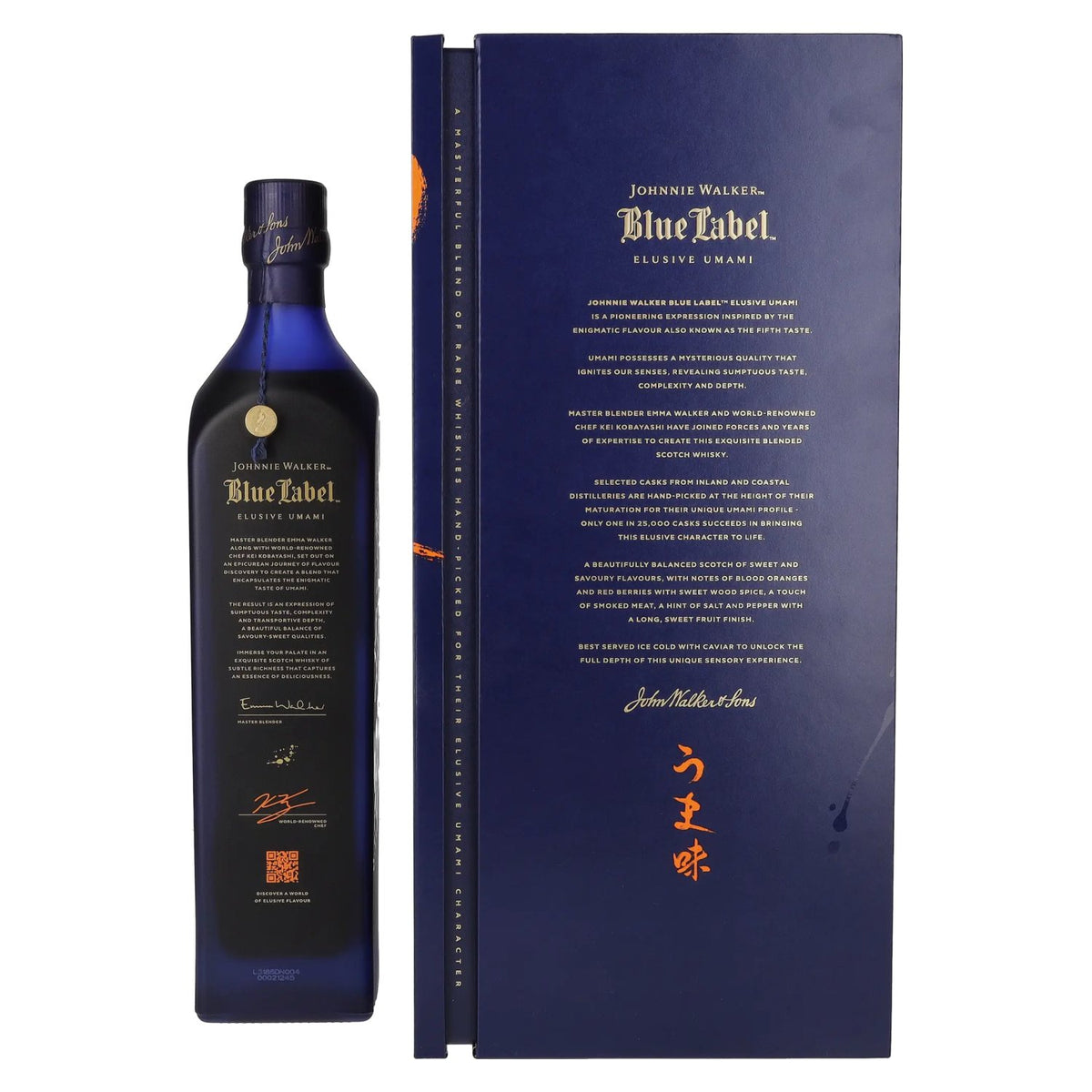 Johnnie Walker Blue Label ELUSIVE UMAMI Blended Scotch Whisky Limited Release 43% vol. 0.7l in a gift box