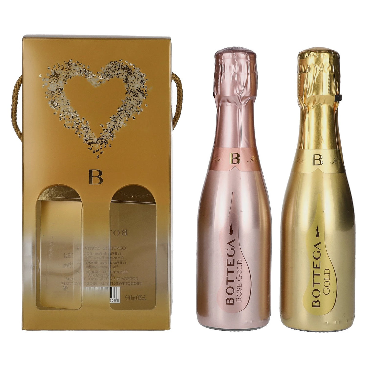 Bottega Glamour-set 11,3% vol. 2 x 0,2 l in geschenkverpakking