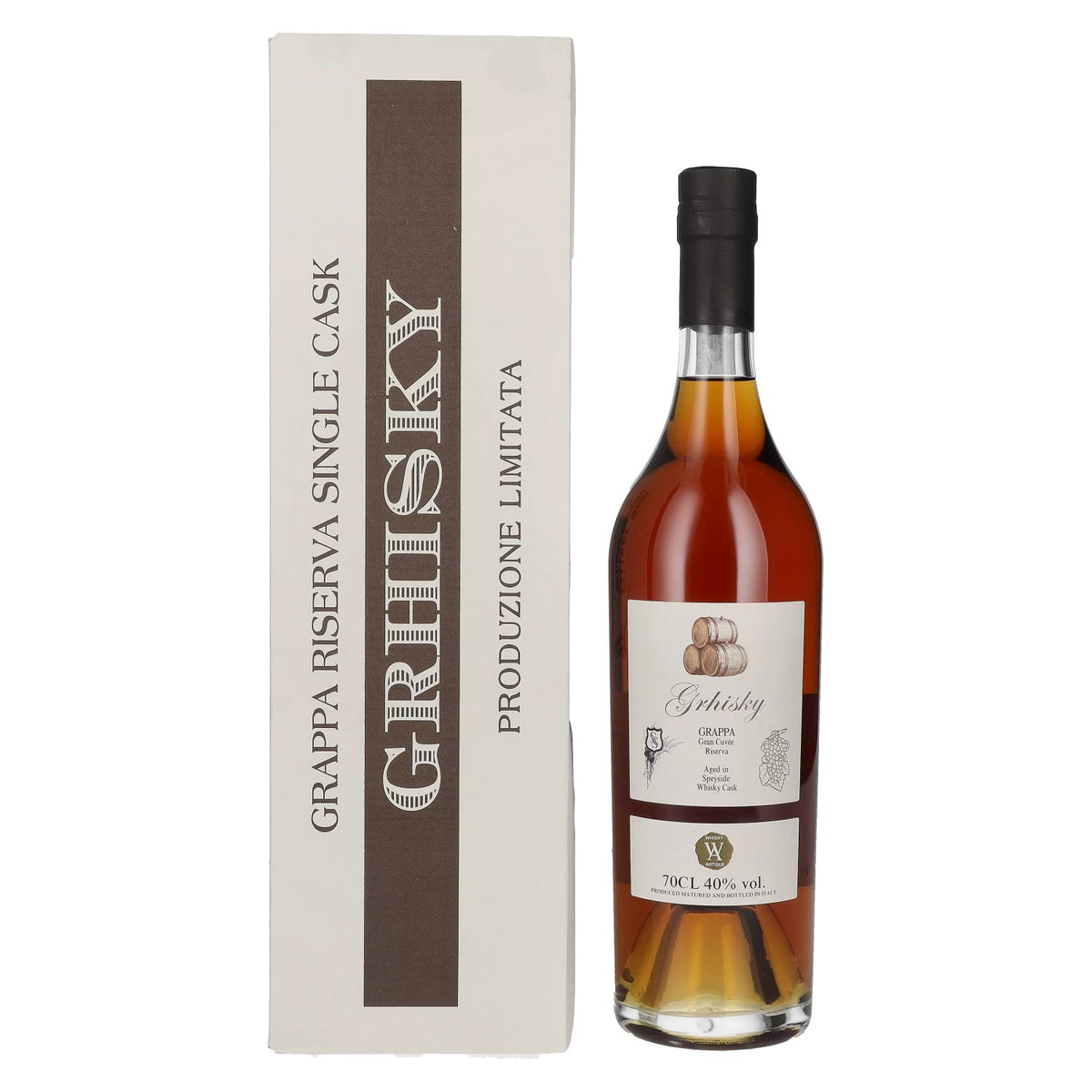 Silver Seal Grappa Riserva Single Speyside Whisky Cask 2023 40% ABV 0.7l in a gift box