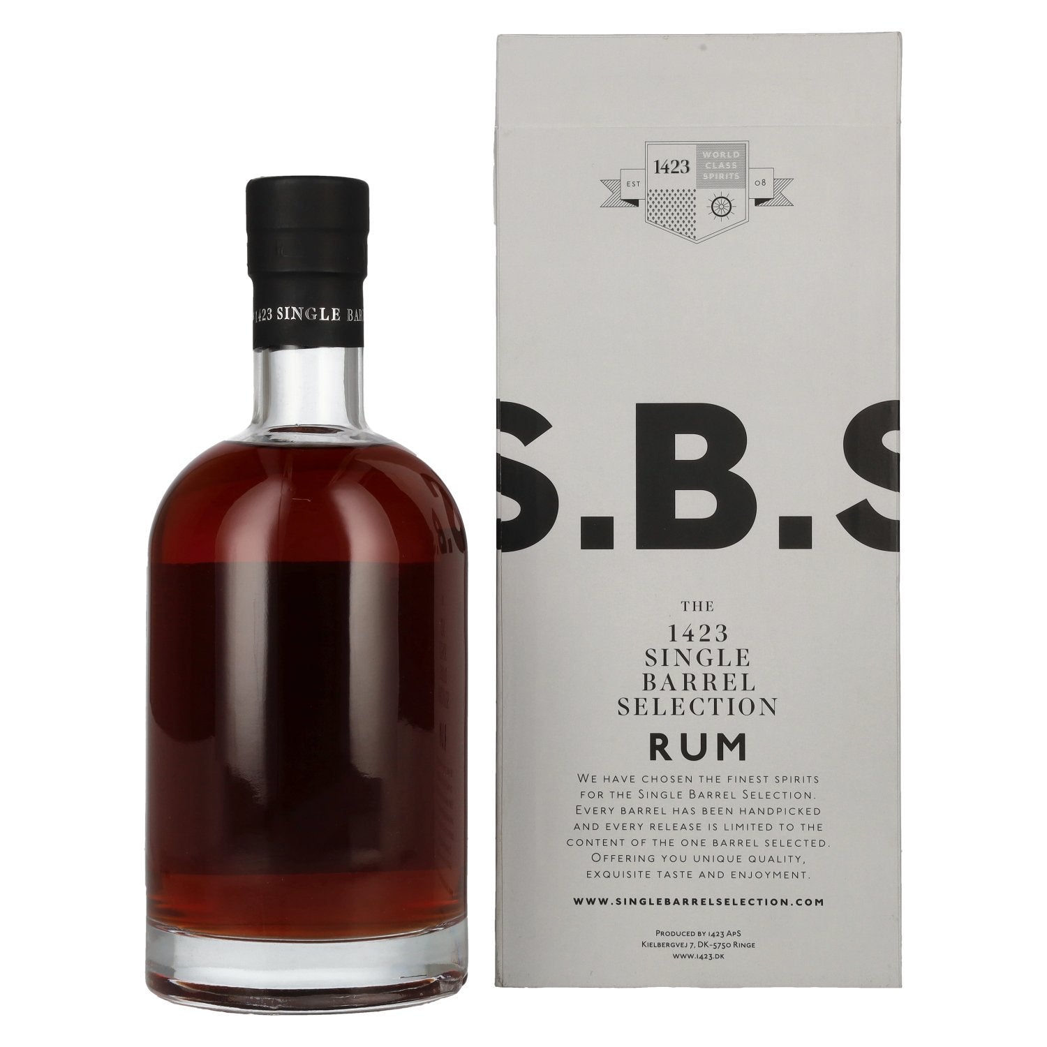 1423 S.B.S BARBADOS Bourbon en Port Cask 2013 55% Vol. 0,7l in geschenkverpakking