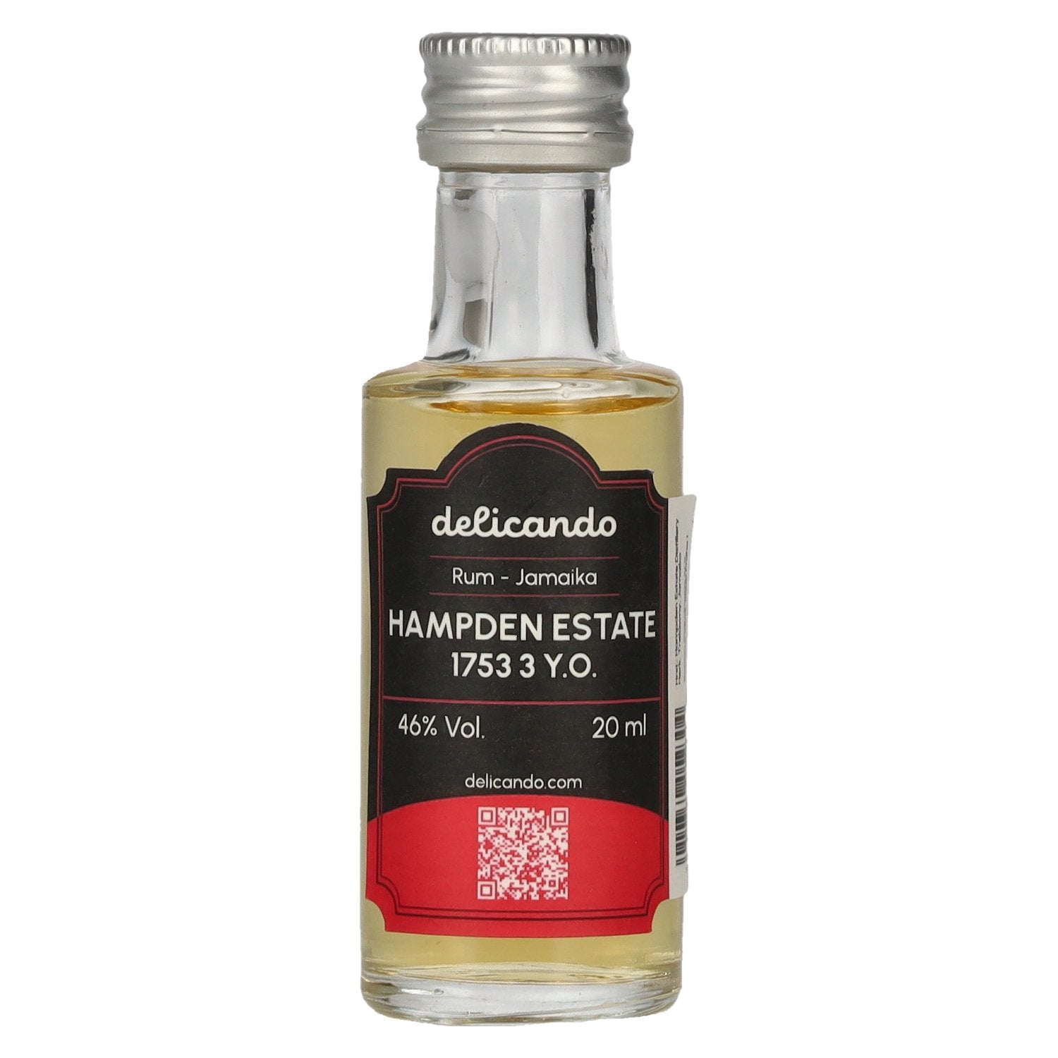 Hampden Estate 1753 3 Years Old Pure Single Jamaican Rum 46% Vol. 0,02l