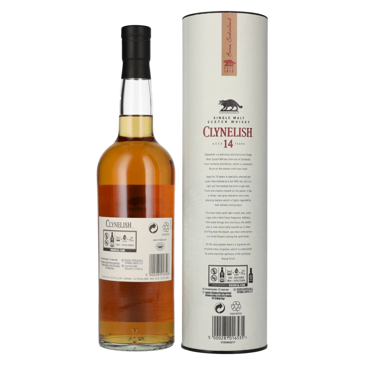 Clynelish 14 Years Old Single Malt 46% Vol. 0,7l in geschenkverpakking