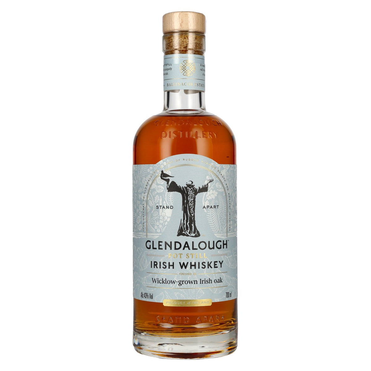 Whisky irlandais Glendalough Pot Still, 43 % vol., 0,7 l