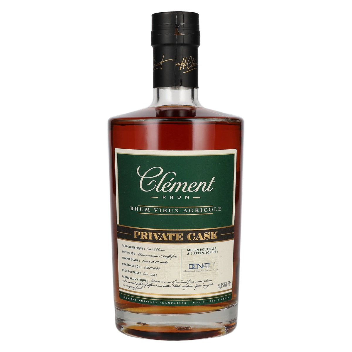 Clément Rhum Vieux Agricole PRIVATE CASK Oloroso 61,1% vol. 0,7 l