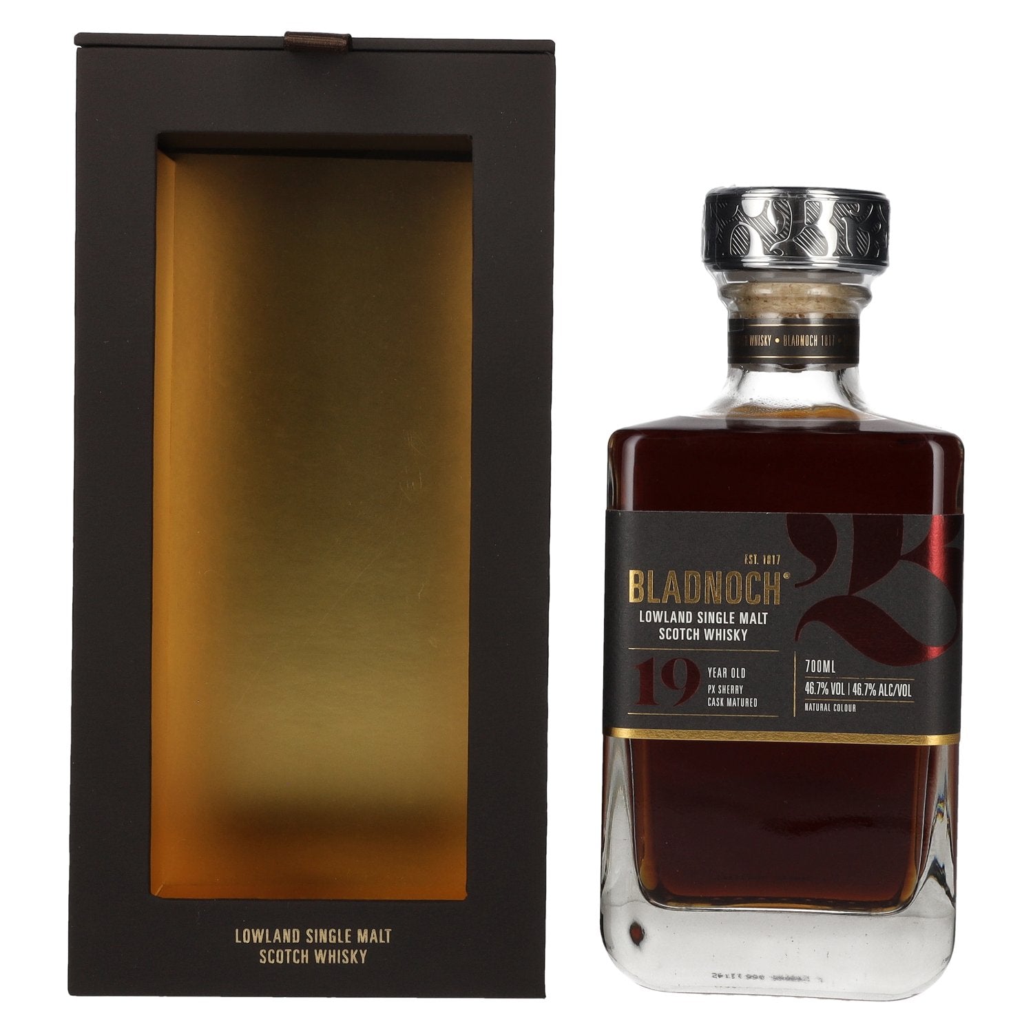 Bladnoch 19 Years Old Lowland Single Malt Annual Release 46,7% Vol. 0,7l in gift box
