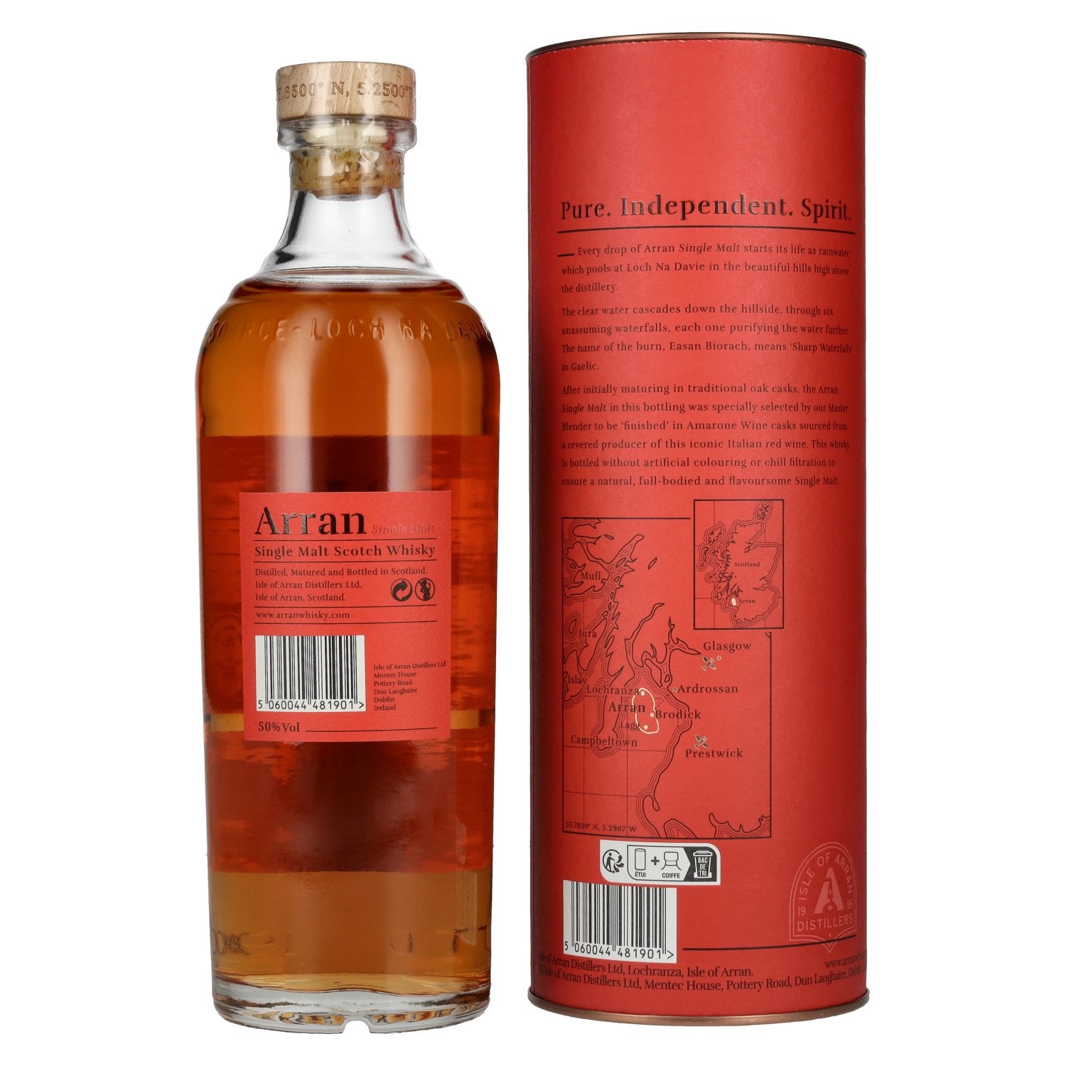 Arran Single Malt Scotch AMARONE CASK FINISH 50% Vol. 0,7l in Geschenkbox