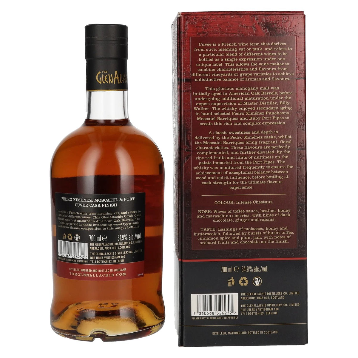 The GlenAllachie 10 Years Old Cuvée Cask Finish 2012 54.9% ABV 0.7l in a gift box