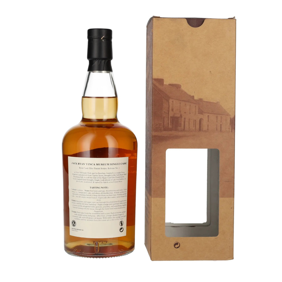 Jack Ryan 12 Years Old FINCA MUSEUM RIOJA Single Malt Irish Whiskey 58.1% ABV 0.7l in a gift box