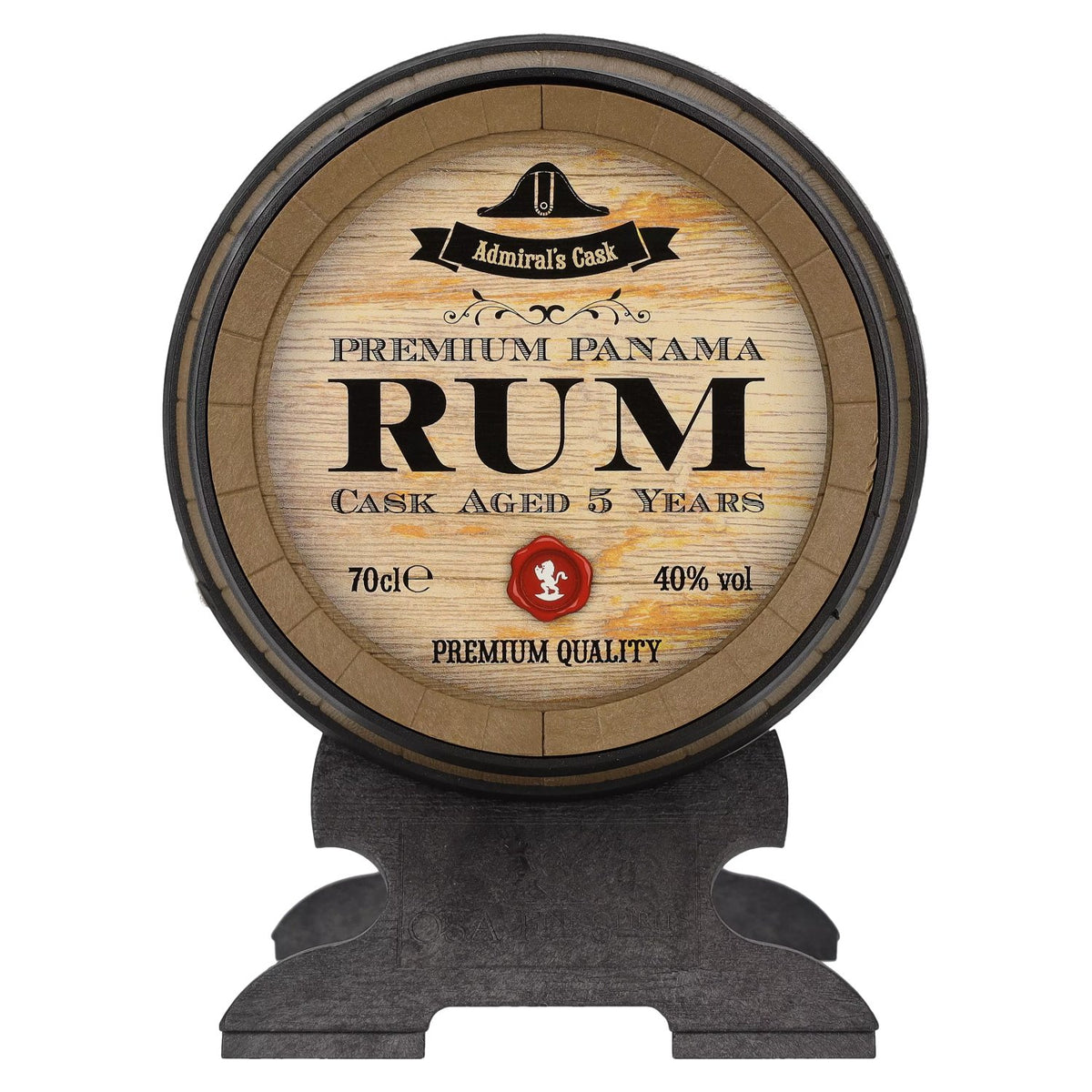 OSA Fine Spirits 5 Years Old Admiral’s Cask Premium Panama Rum Barrel 40% vol. 0.7 l