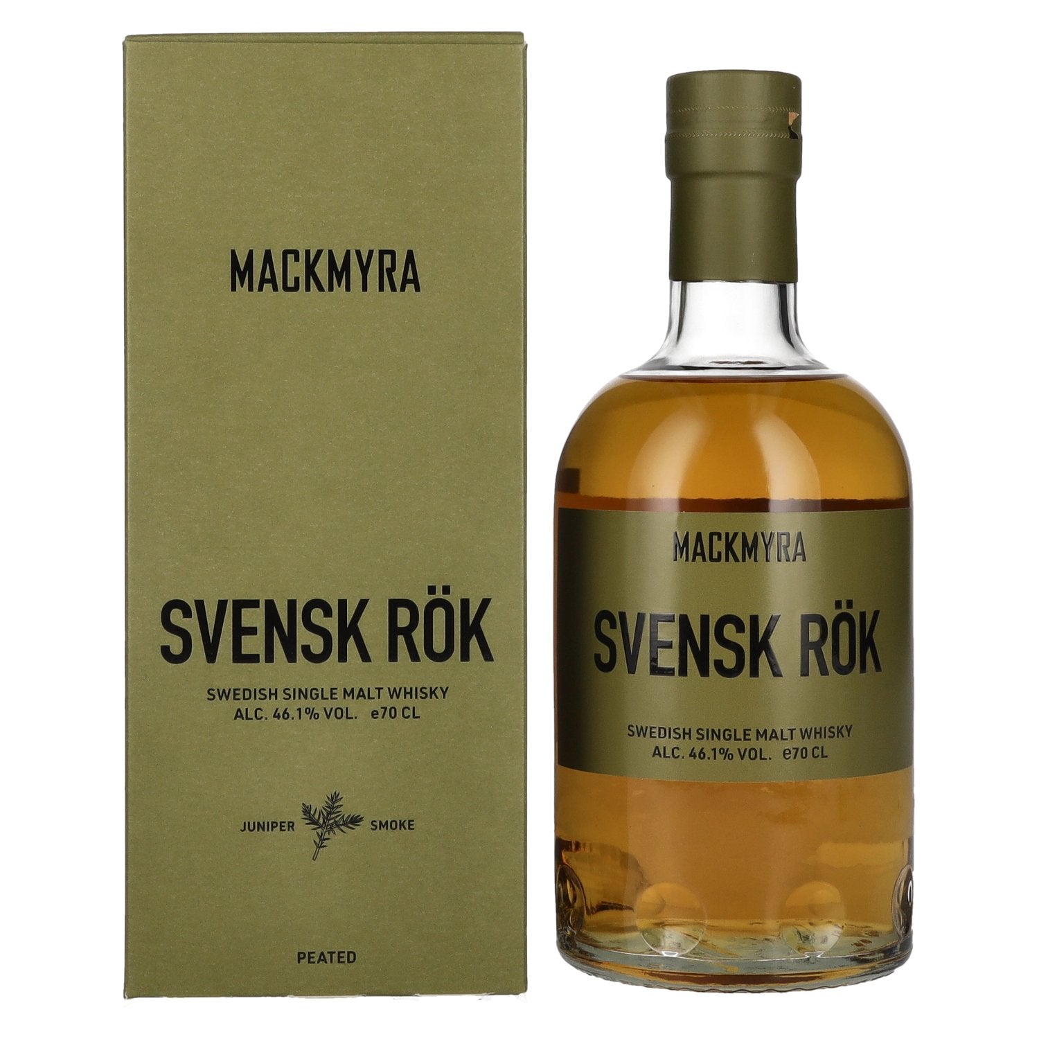 Mackmyra Svensk Rök Swedish Single Malt Whisky 46,1% Vol. 0,7l in gift box