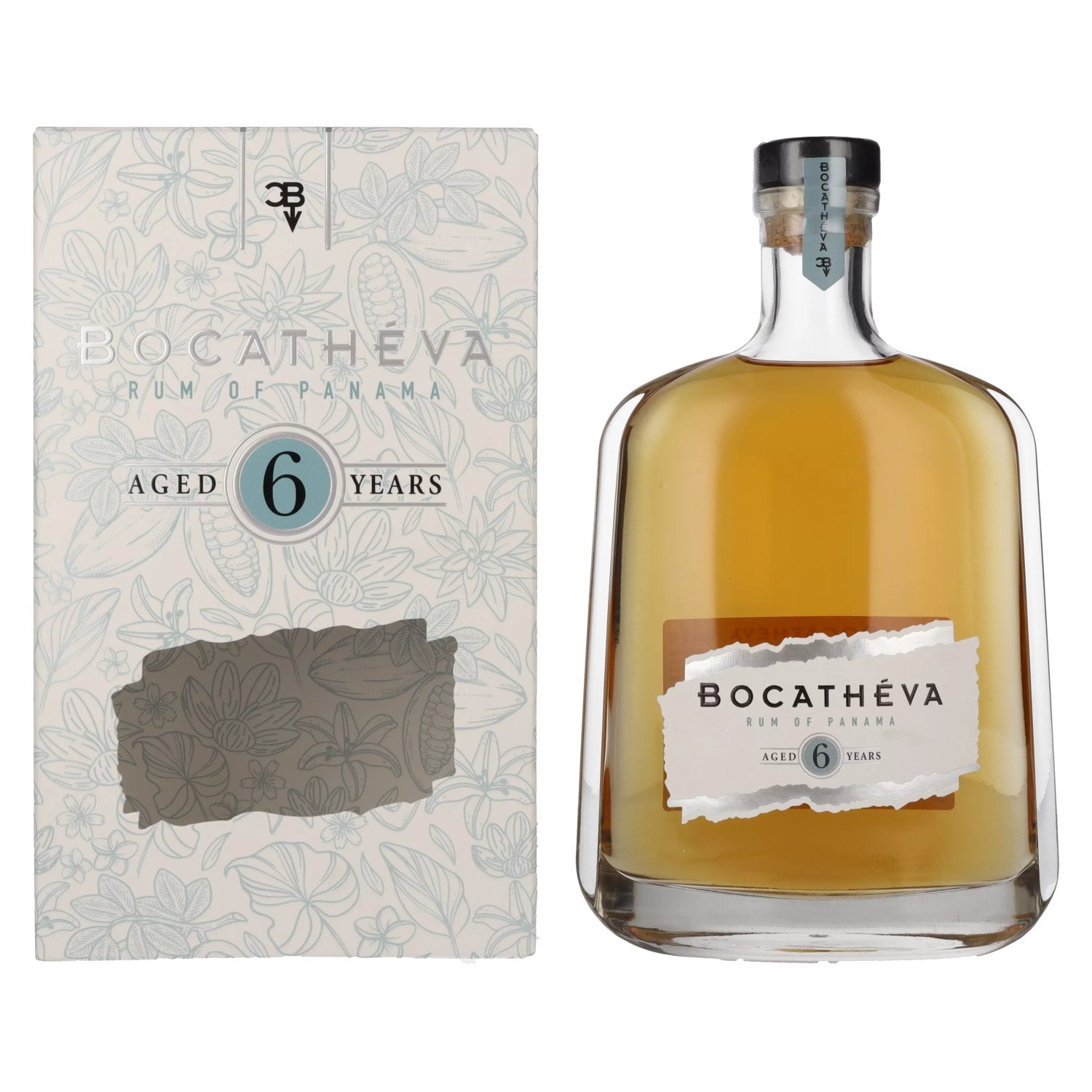 Bocathéva 6 Years Old Ron Panama 45% Vol. 0,7l in gift box