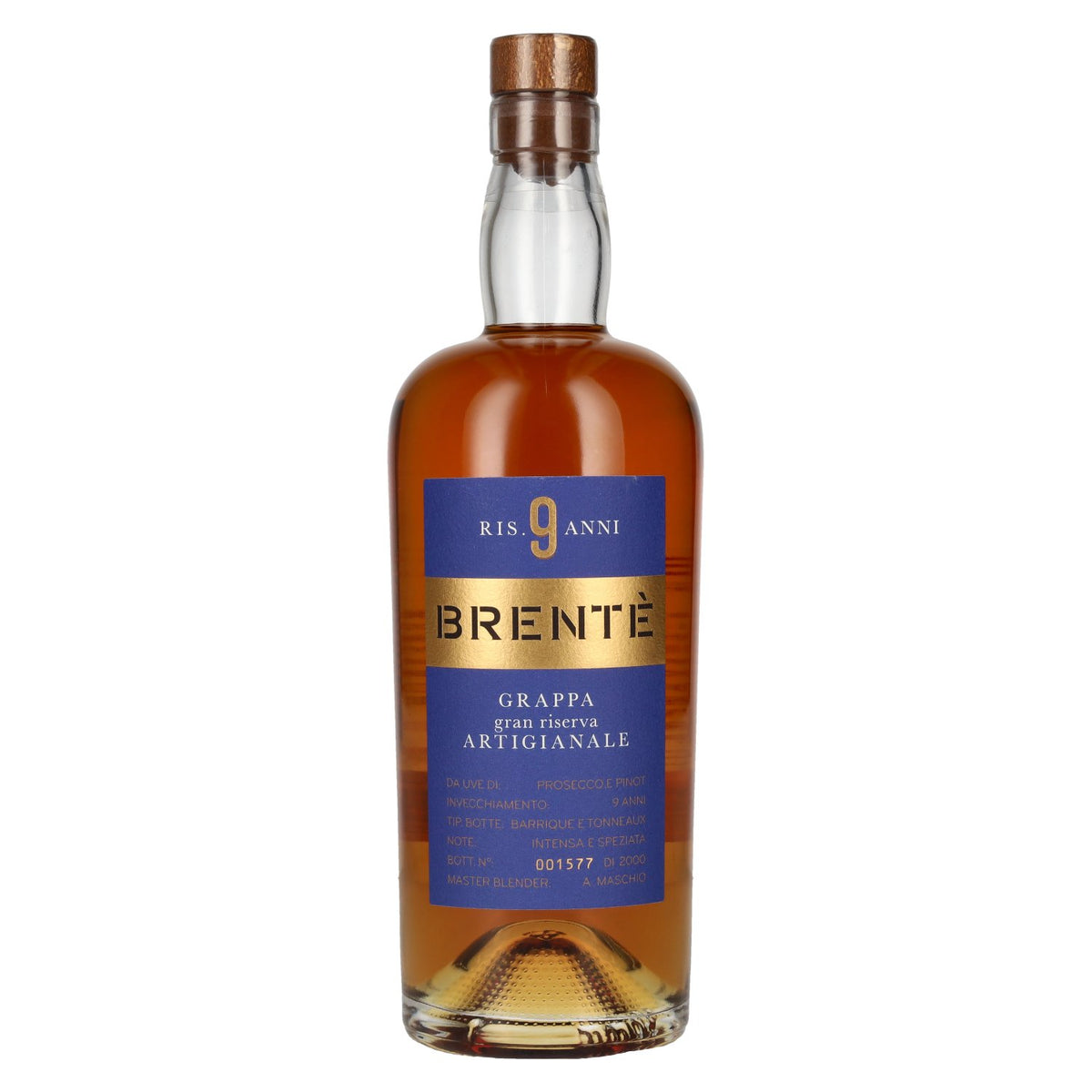 Beniamino Maschio BRENTÈ CUVÉE 9 Anni Gran Riserva Grappa 42% vol. 0,7 l