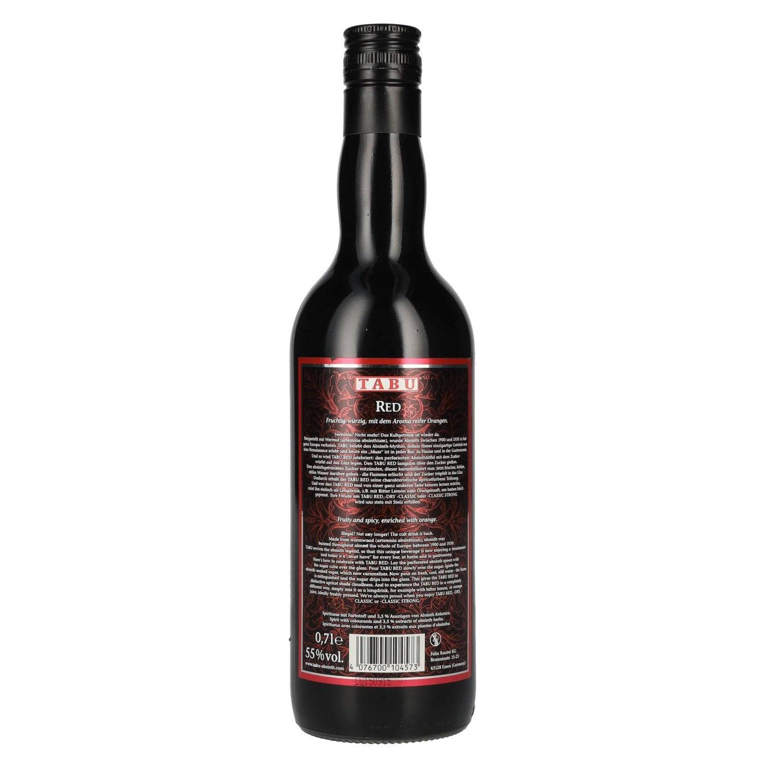 Tabu Red Absinth 55% vol. 0,7l