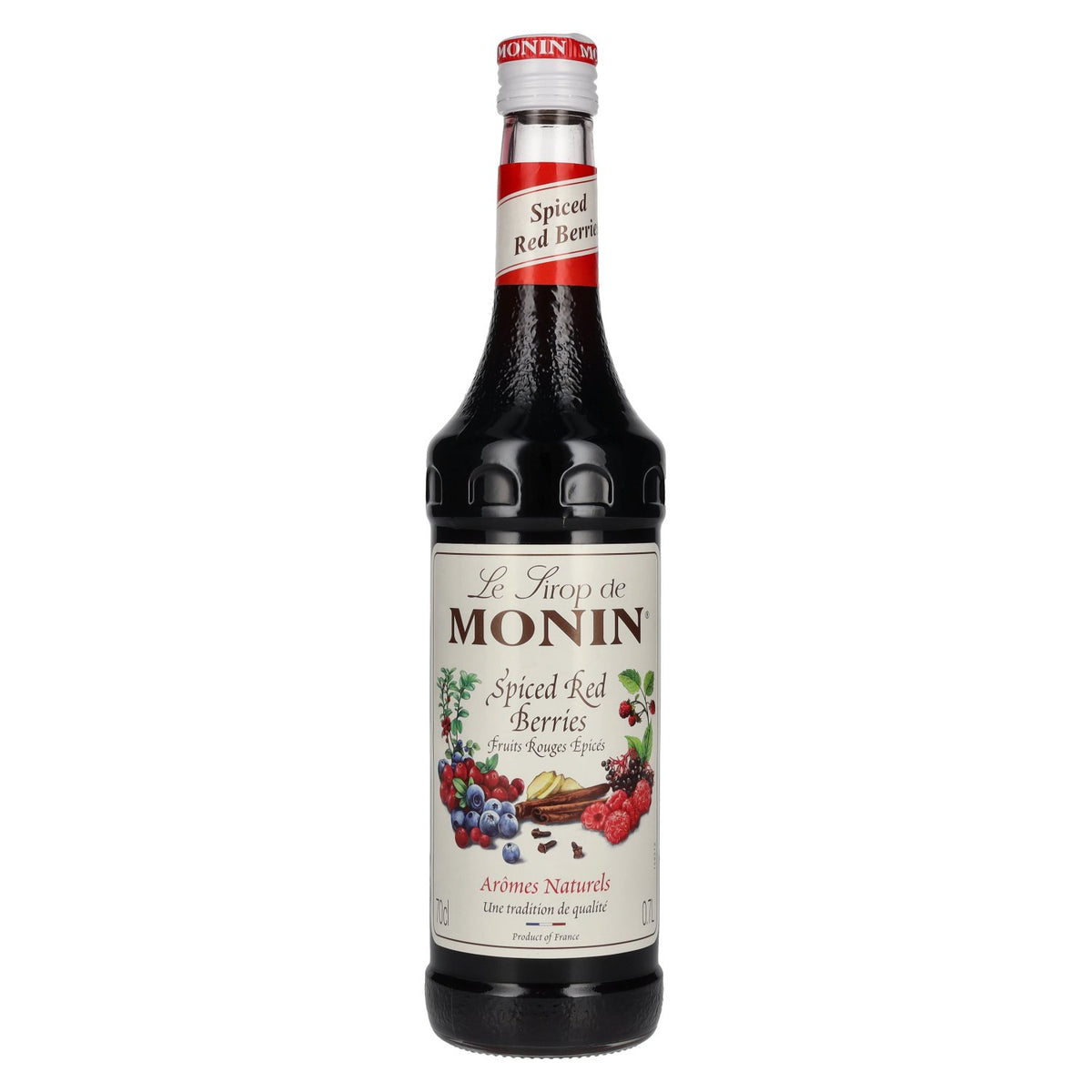 Monin-siroop RODE BESSEN 0,7 l