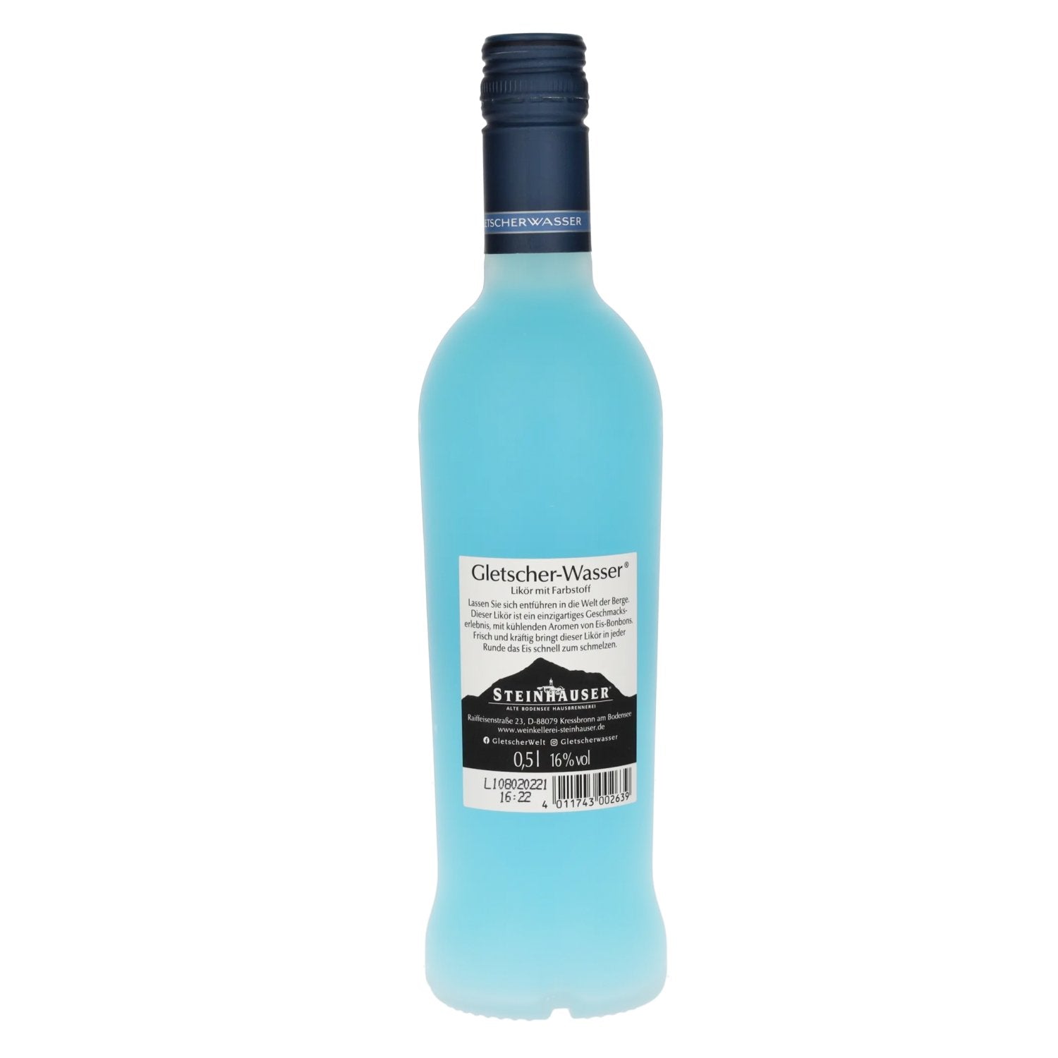 Steinhauser Gletscherwasser Likör 16% Vol. 0,5l