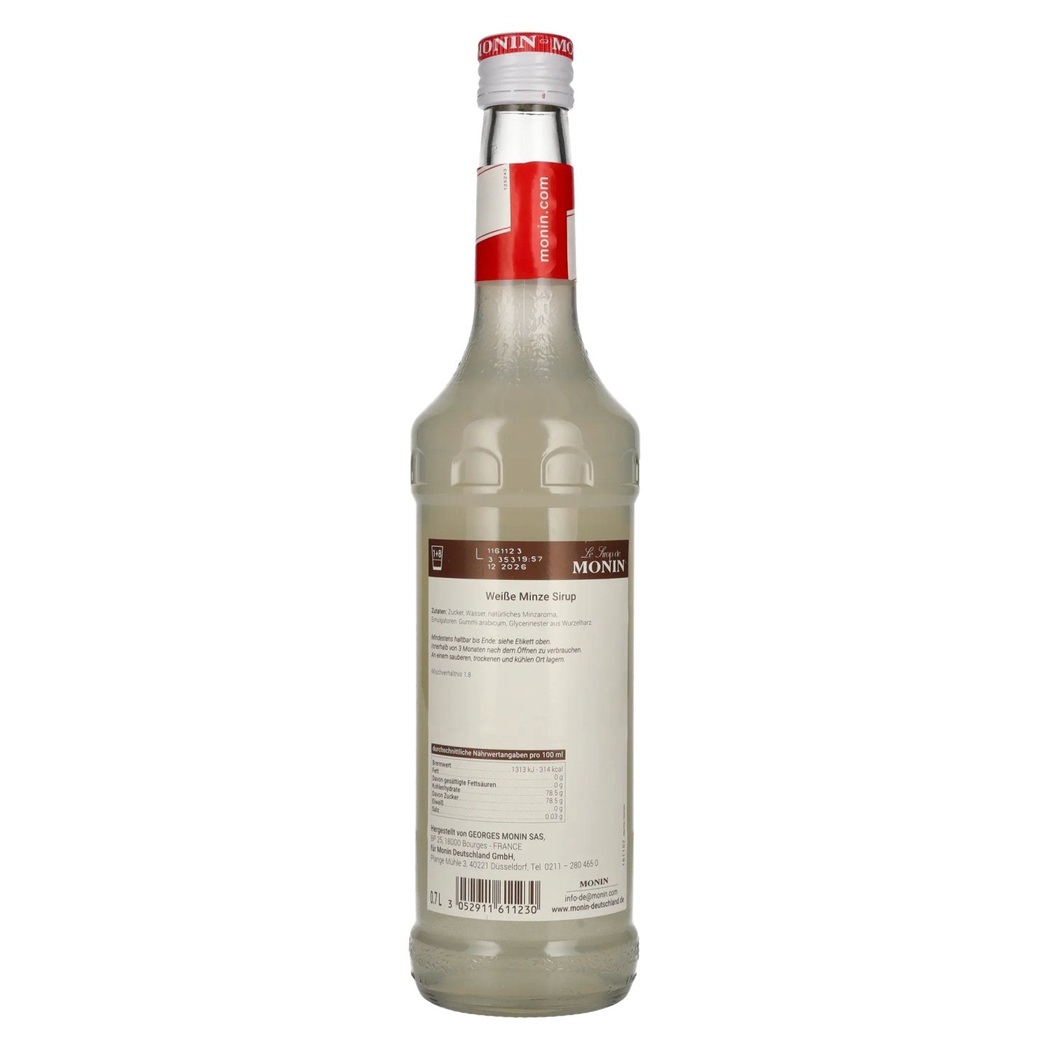 Le Sirop de Monin Die Weisse MINT 0,7l