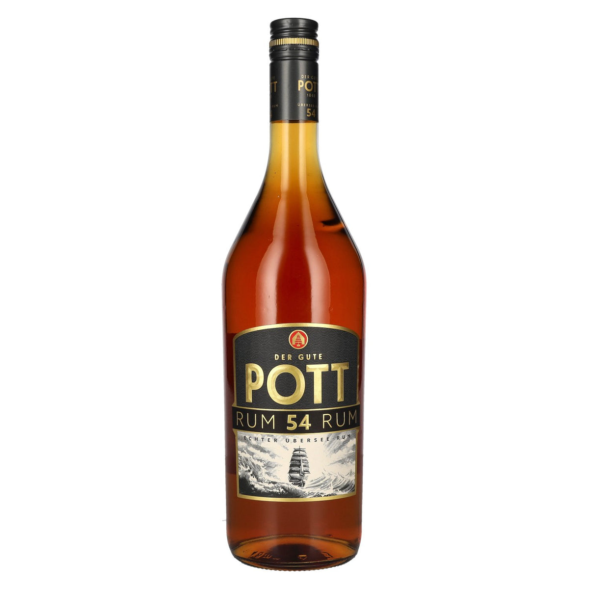 Pott Rum 54% vol. 1 litre
