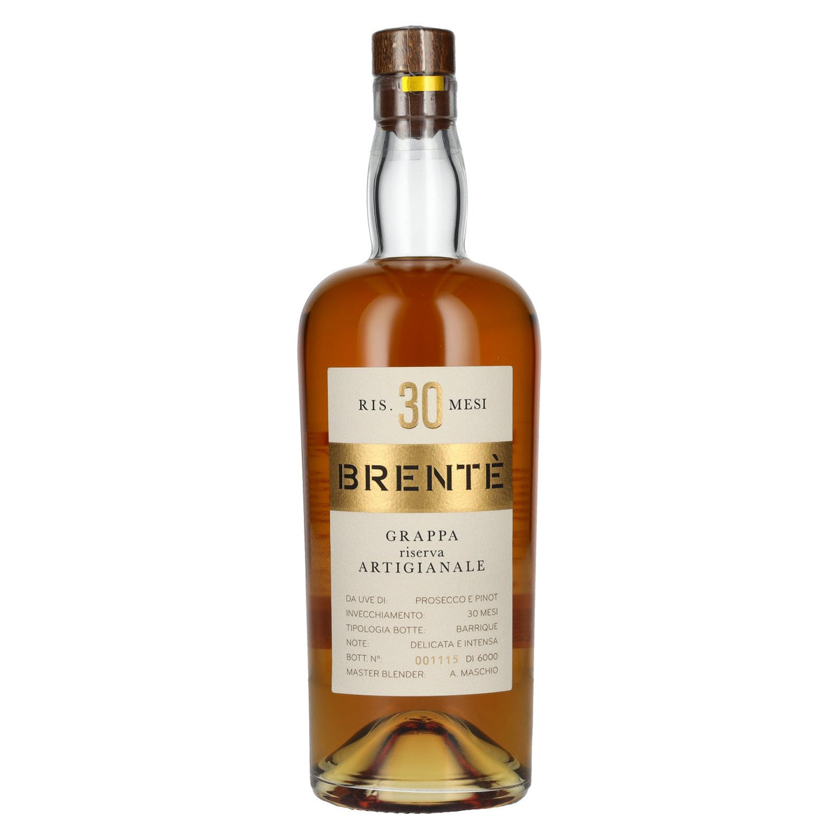 Beniamino Maschio 30 Mesi BRENTÈ Artisanal Barrique Reserve Grappa 42% vol. 0.7l