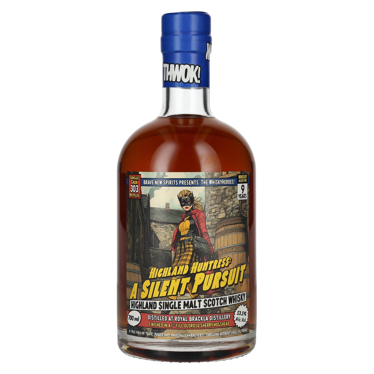 Royal Brackla 9 ans d'âge « A SILENT PURSUIT » Highland Single Malt 53,5 % vol. 0,7 l