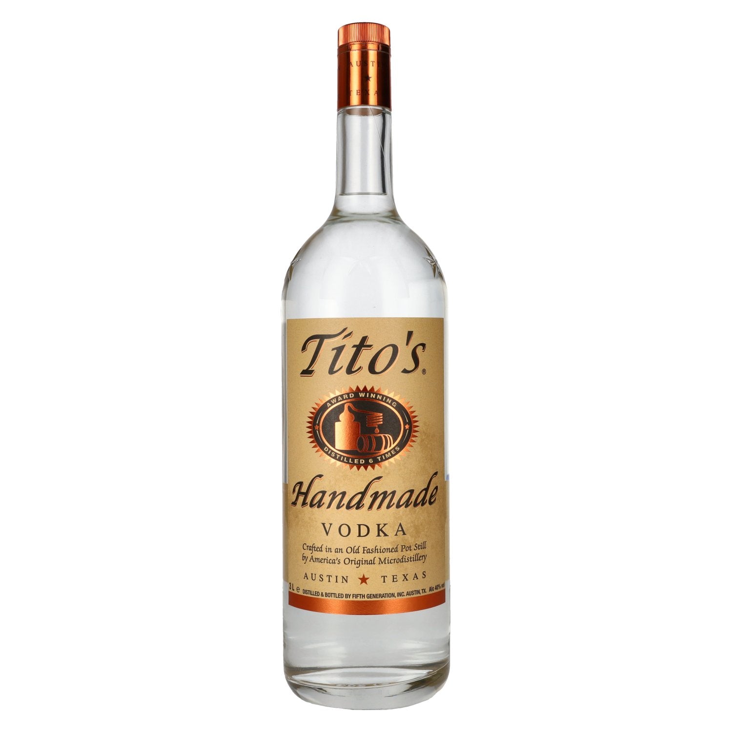 Tito's Handmade Vodka 40 % vol. 3 l