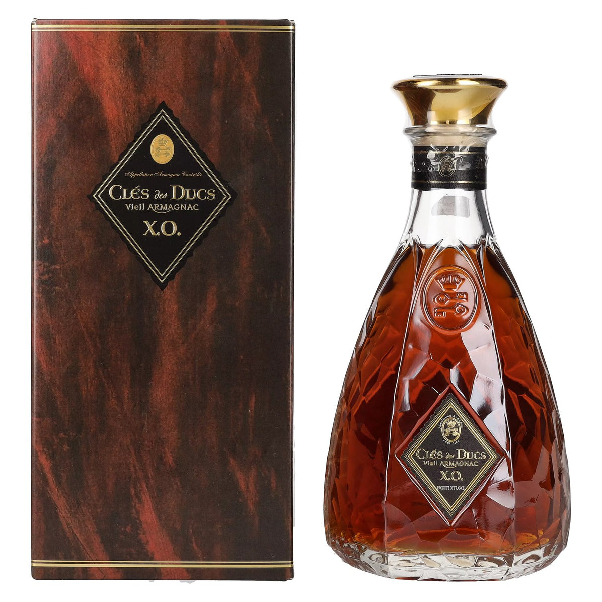Clés des Ducs Vieil Armagnac X.O. 40% vol. 0.7 l in a gift box
