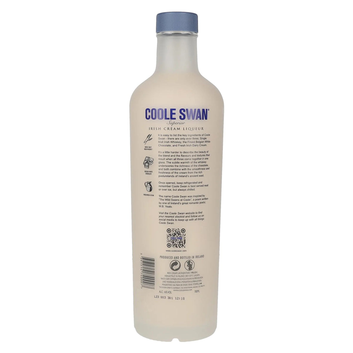 Coole Swan Irish Cream Liqueur 16% ABV 0.7l