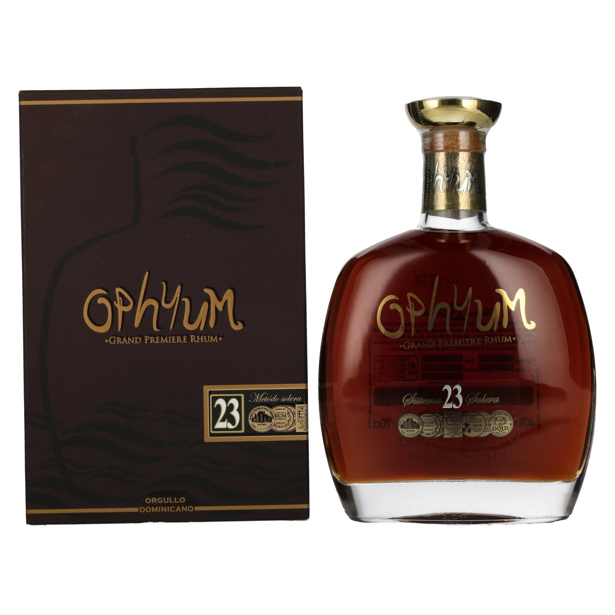 Ophyum 23 Metódo Solera Grand Premiere Rum 40% vol. 0.7 l in a gift box