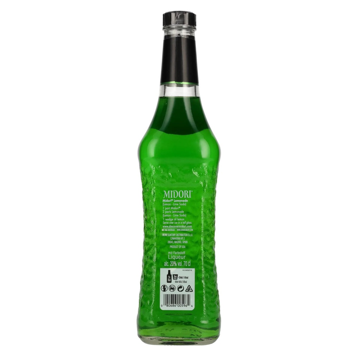 Liqueur de melon Midori 20 % vol. 0,7 l