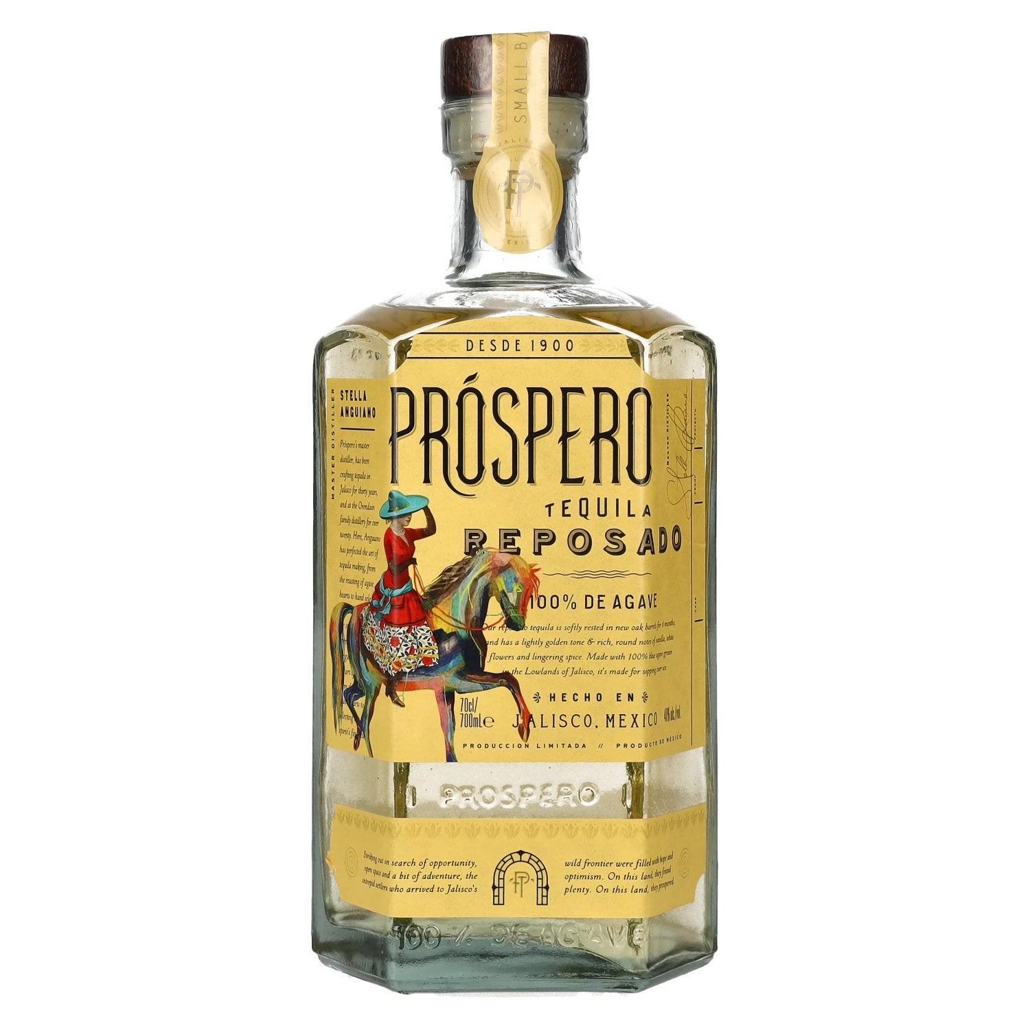 Próspero Reposado 100% De Agave van Rita Ora 40% Vol. 0,7l