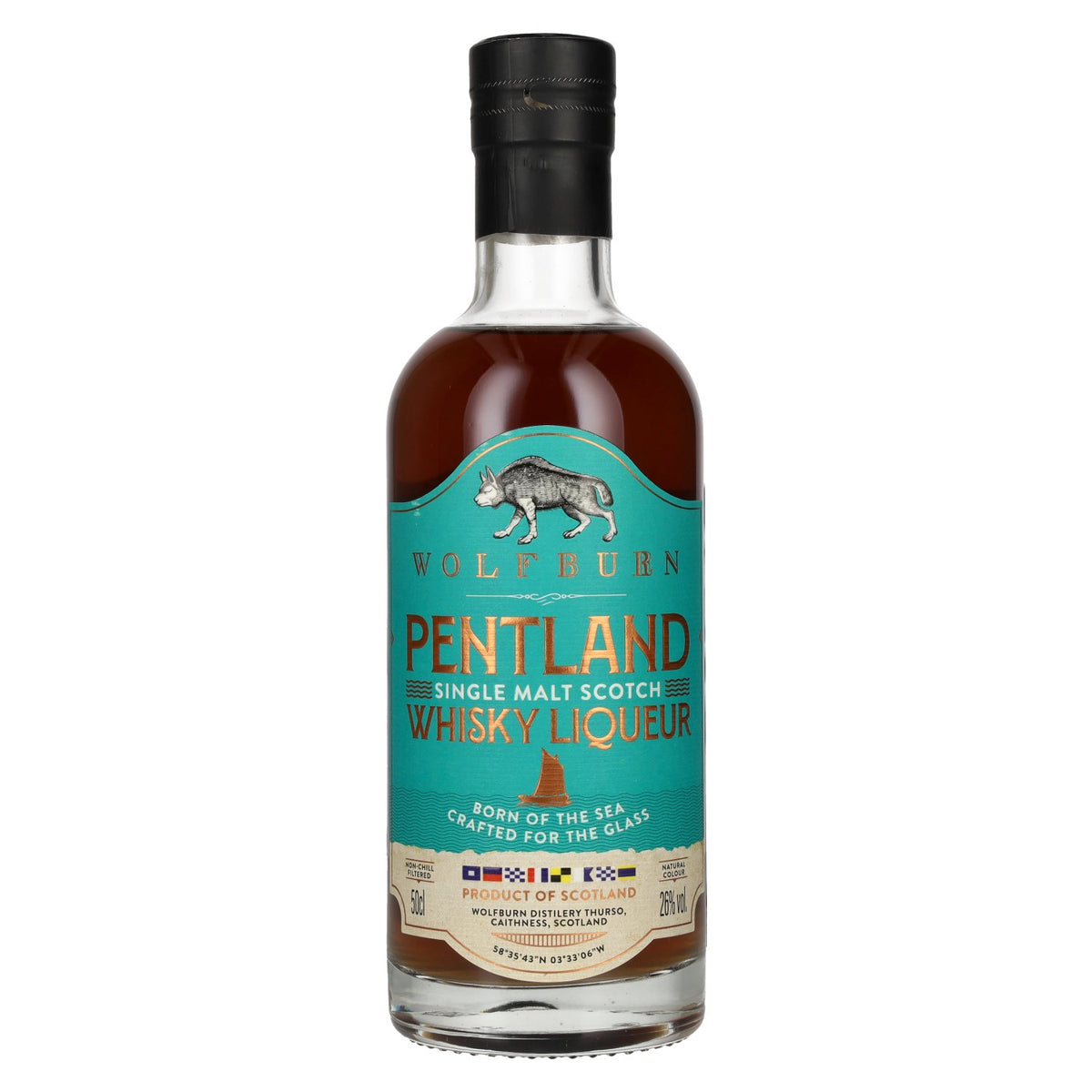 Wolfburn PENTLAND Single Malt Scotch Whisky Liqueur 26% ABV 0.5l